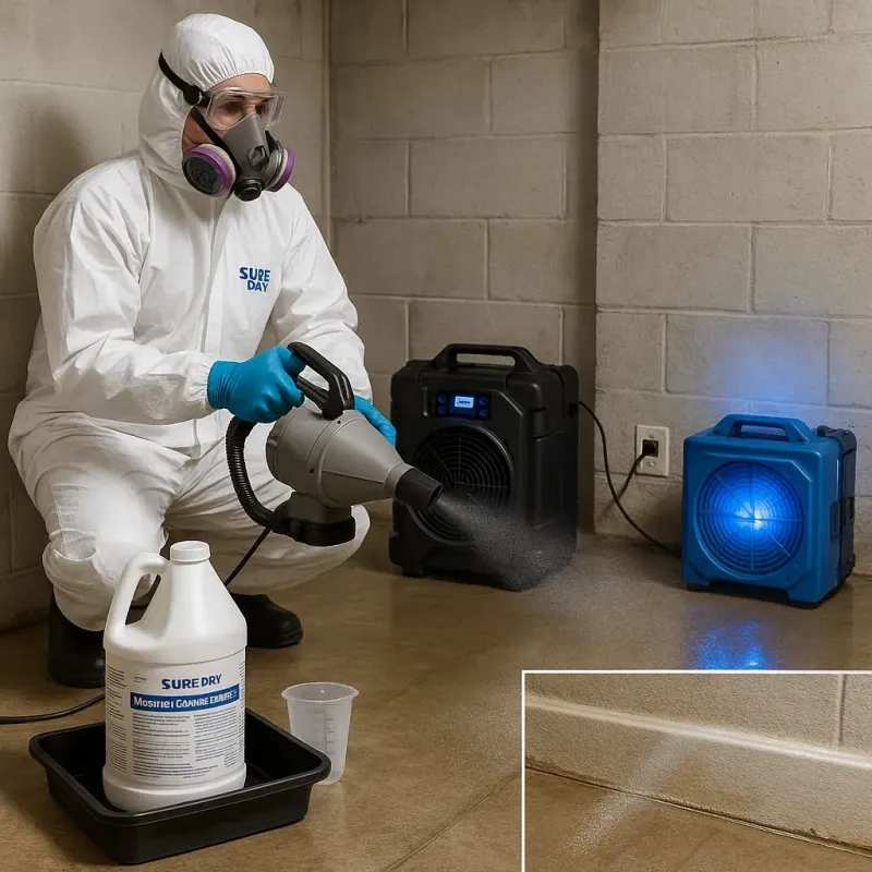 Sanitization and Odor Removal process in Huber Ridge, OH