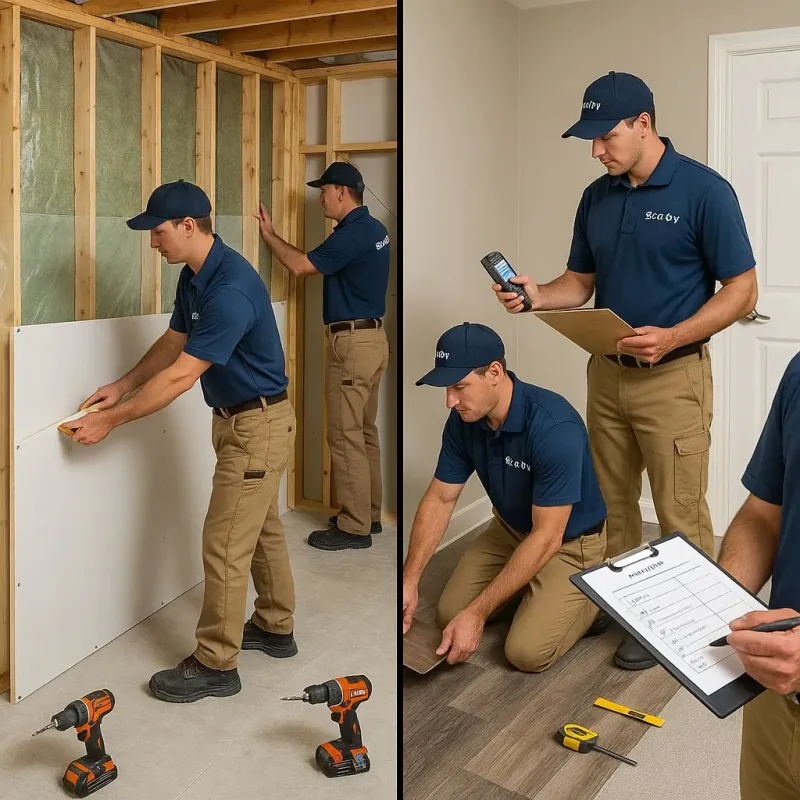 Repairs and Reconstruction process in Huber Ridge, OH
